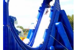 China Funny And Exciting Jungle Inflatable Rampage Water Slide For Amusement Games supplier