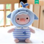 Kawaii Cartoon Pig Plush Toys With PP Cotton Filling