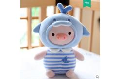 China Kawaii Cartoon Pig Plush Toys With PP Cotton Filling supplier