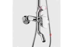 China Brass Bathroom Hand Shower Set With Slide Bar 3 Function supplier