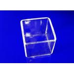 Container Fused Silica Quartz Polishing Grind Edge Safe Long Lifespan for sale
