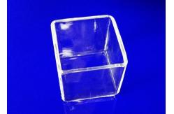 China Container Fused Silica Quartz Polishing Grind Edge Safe Long Lifespan supplier
