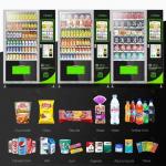 Healthy Food Automatic Combination Snack And Drink Vending Machine With Touch Screen for sale
