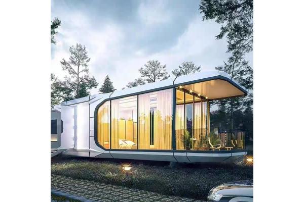 Portable Space Capsule House with 8 Ton Capacity and Steel Frame