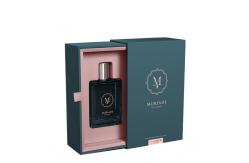 China CMYK Printed Perfume Boxes Recycled Cardboard Gift Green Case supplier