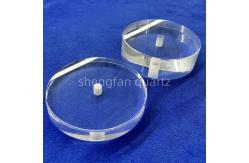 China Factory Custom Ultra Violet High Purity Laser Perforated Quartz Glass Sheet supplier