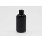 Solid Black 30ml Refillable Plastic Spray Bottles Pet Plastic Bottles Round Shoulder