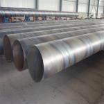 MS Spiral Steel Tubes And Piping 159mm OD 6mm Thickness Chemical Industry Q345B for sale