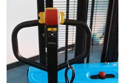 China custom Electric Pallet Jack Stacker Forklift 1600mm Hight Pedestrian Power supplier