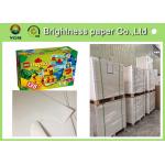 One Side Coated White Cardboard Sheets For Packaging Boxes Eco Friendly for sale