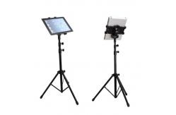 China Ipad / Tablet Adjustable Stand Holder Black Adjustable Height Tallest 146CM supplier