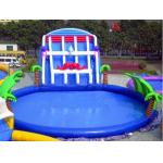 Adults PVC Inflatable Aqua Water Game Park With Slide for sale