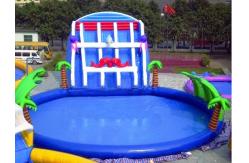 China Adults PVC Inflatable Aqua Water Game Park With Slide supplier