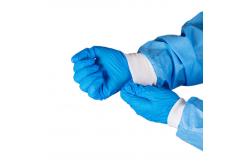 China Reinforced Disposable SMS Surgical Gowns With Knitted Wrist For Operating Room supplier