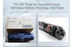 China Kyocera Ecosys Toner M2635DN Toner Kyocera TK-1150 Black 3k Pages supplier