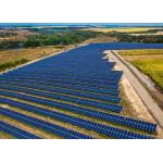 Simple Structure Single Axis Solar Tracker Solar Tracking System for sale