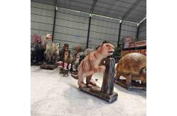 China Life-szie Ice Age Animated Castoroides Customization supplier
