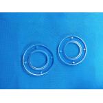 Factory Customized Fused Silica Opaque Quartz Glass Flange250-400KV/CM Frosted Quartz Flange for sale
