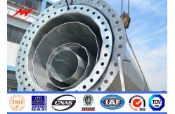 China 90ft 100ft Multi - Sided Power Transmission Poles / Power Distribution Poles ISO supplier