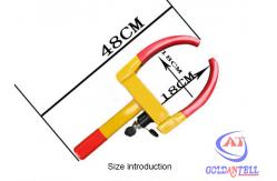 China Heavy Duty Anti - Theft Car Wheel Clamp With 2 Keys Steering Security Lock supplier