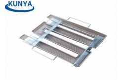 China Three Interchangeable Soil Sieve Mesh 12mm 30cm Aperture Crimped Wire Mesh supplier