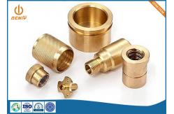 China Brass Connector CNC Precision Turning Components Walking Cane Parts supplier