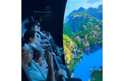 China Vr Gaming Flight Simulator Flying Simulation Theater With 5d Cinema Chair supplier
