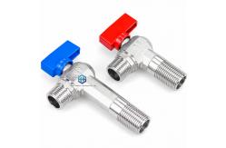 China 3 Inch 4 Inch Water Heater Angle Valve Brass Material Ball Structure supplier