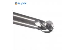 China 2Flute Solid Carbide Ball Nose End Mill Uncoated For Aluminium supplier