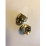 1/4 BSP thread Brass  Oil Level Sight Glass,Sight Plug,Oil Level Glass For Air Compressor Gearbox Fittings for sale