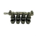 Grey 2 Ohm LN-LIG1 LPG CNG Injector Rail For 4 Cylinder Automotive Injectors for sale