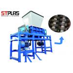Less Vibration Plastic Shredder With Double / Single Axis Compact Structure for sale