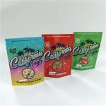 CBD Flower Herbs  Three Side Seal Pouch Customized Printed Laminated for sale
