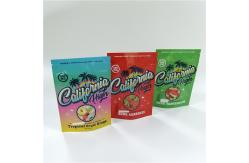 China CBD Flower Herbs  Three Side Seal Pouch Customized Printed Laminated supplier