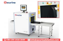 China High Penetration 140KV Dual-energy X Ray Machine , X Ray Luggage Machine supplier