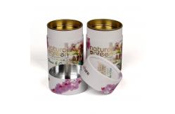 China Carboard Tube Round Cylinder Gift Packaging Box Paper Tube With Push Up Lid supplier