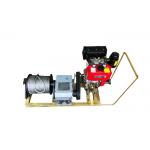 High Efficiency 3 Ton Faster Air Cooling Gasoline Engine Powered Winch , Heavy Duty Winch for sale