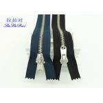 Normal Type 8# Antique Silver Closed End Zip Polyester Tape For Washed Pants And Jeans for sale