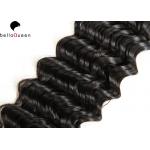 Deep Wave Unprocessed Brazilian Human Hair Weft Full End Without Split