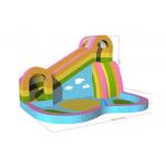 Quadruple Stitching Family Inflatable Bouncer With Pool