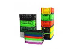 China 5L Plastic Folding Crates For Vegetables Fruits And Sundries supplier