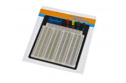 China Clear Plastic Electronics Breadboard 3220 Points 2.54mm Line Spacing Pitch supplier