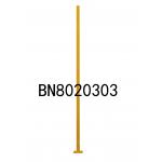 6 Feet Height Inline Heavy Duty Metal Posts With 6 X 6 Inch Mounting Base Plate for sale