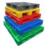 Warehouse Industrial Heavy Duty ISO Nestable Plastic Pallet 1400x1200 For Storage for sale