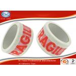 White Printed Packaging Tape / Adhesive White Caution Tape / Customized Tape