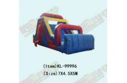 China Children Fun Park Large Inflatable Slide With Stopper supplier