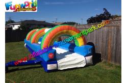 China Big Backyard Outdoor Inflatable Water Slides Backyard Inflatable Slip N' Slide supplier