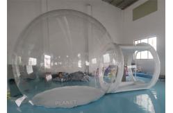 China 3m 5m Camping Inflatable Clear Bubble Tent With Airtight Tunnel supplier