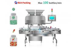 China Max 100 BPM Counting Speed Automatic Counting Machine For Tablet Capsule Gummy supplier