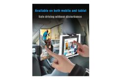 China ROHS approved car Back Seat Tablet Holder 12.9inch tablet headrest mount supplier
